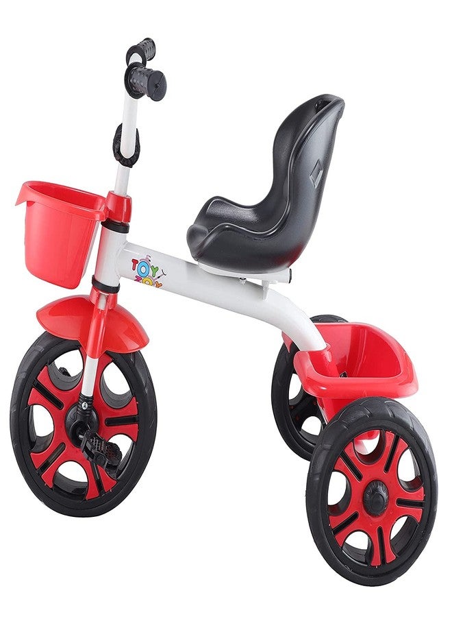 JoyRide Roadster Baby Toddler Trike, with Big Front Wheel Compact Lightweight Kids Trike (Red) - Image 3